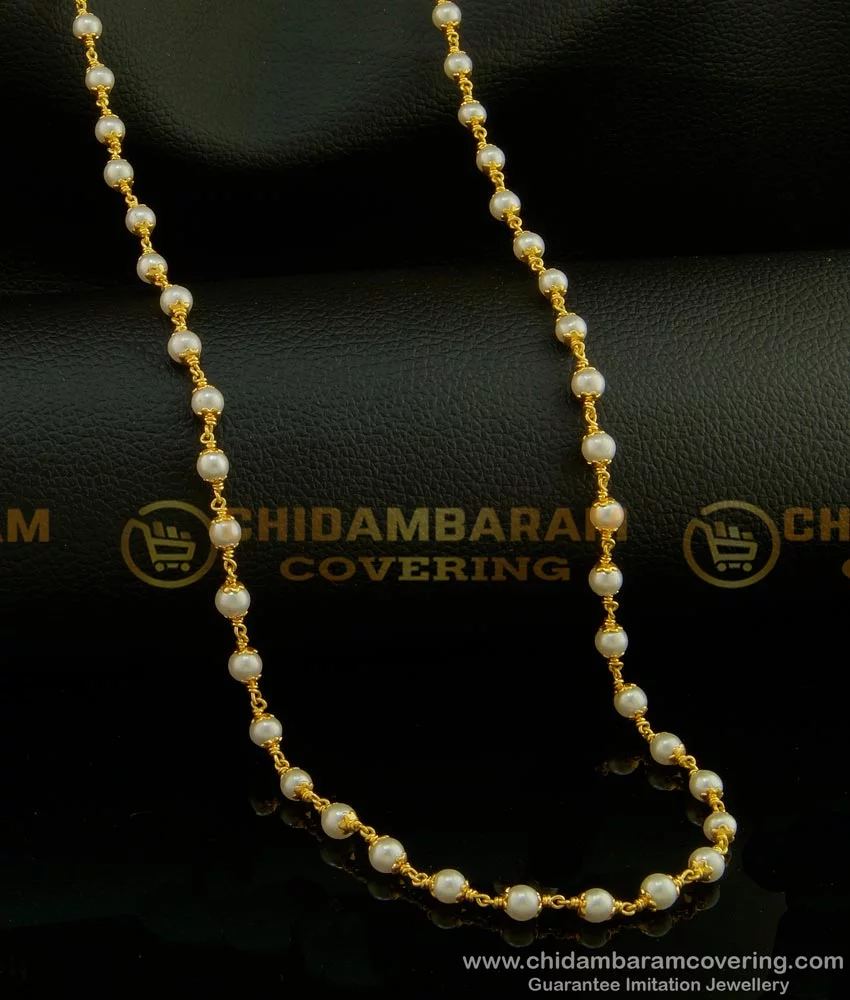 Pearl deals mala gold