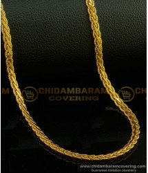 CHN142 - LG - 30 Inches Light Weight Daily Wear Thick Gold Chain Look Guarantee Chain Online