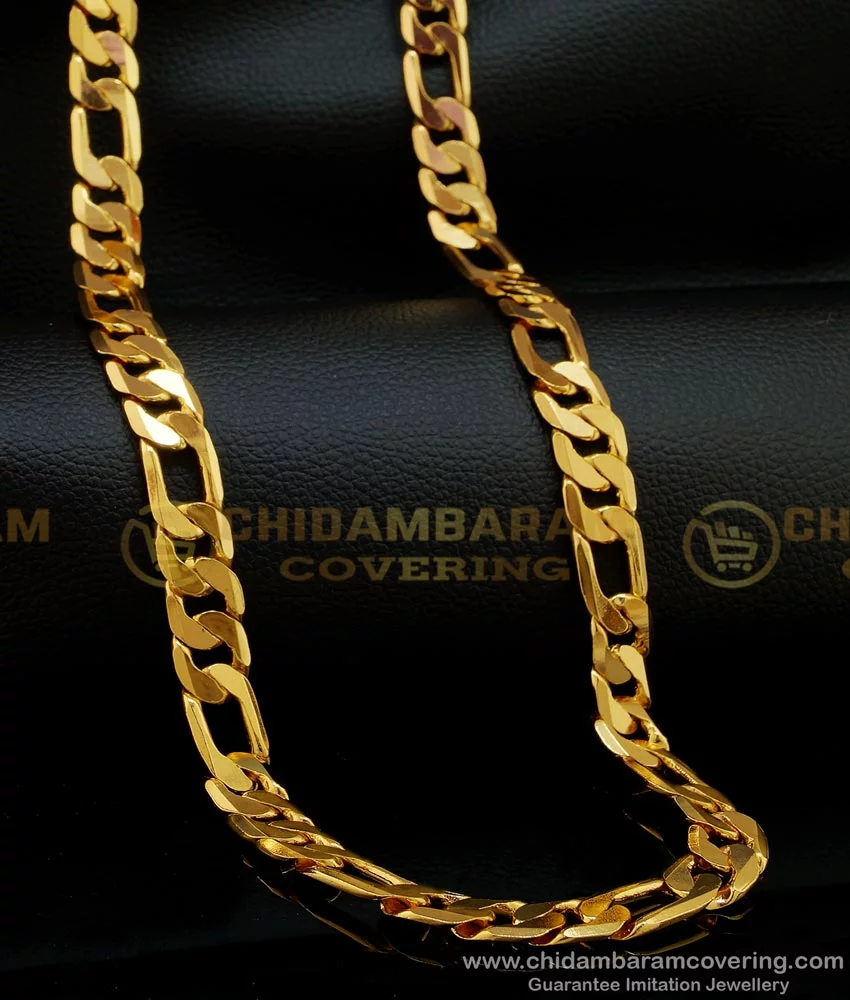 Buy Most Attractive Real Gold Design Broad Bracelet Latest Imitation Men's  Bracelet Online