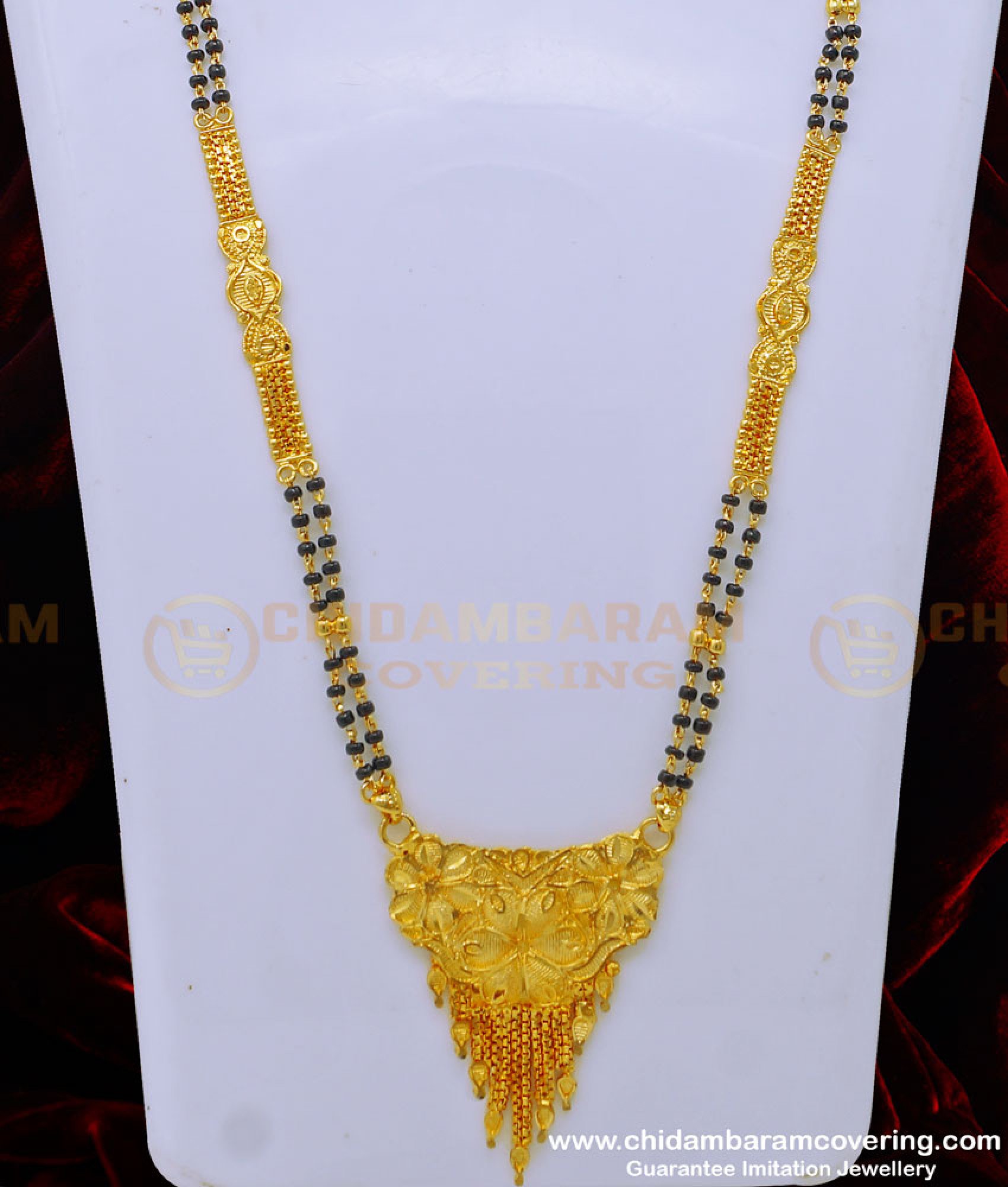 Buy North Indian Mangalsutra Design Forming Gold 2 Line Designer ...