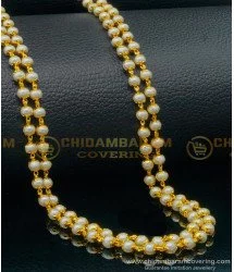 Pearl and deals gold beads chain