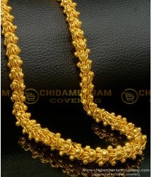 CHN239-LG - 30 Inches Long One Gram Gold Daily Use Heavy Thick Gold Chain for Men 