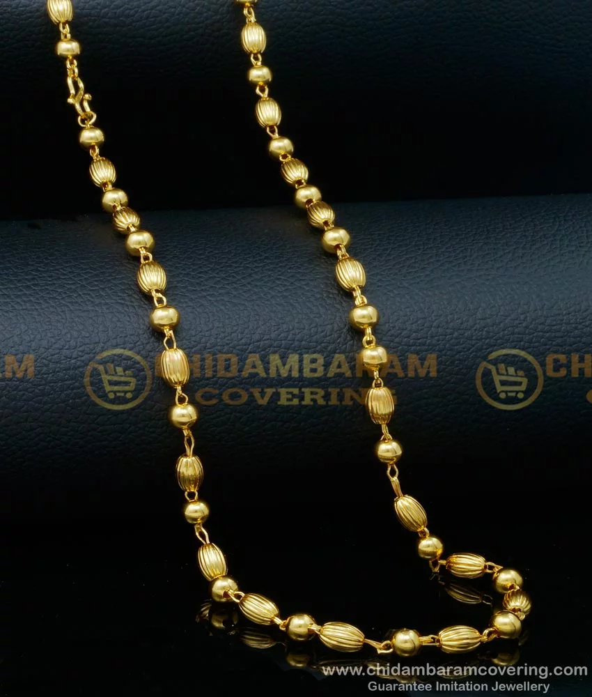 Chain with on sale balls gold