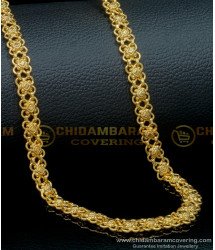CHN269-LG - 30 Inches Original Gold Plated with Guarantee Long Chain Designs  