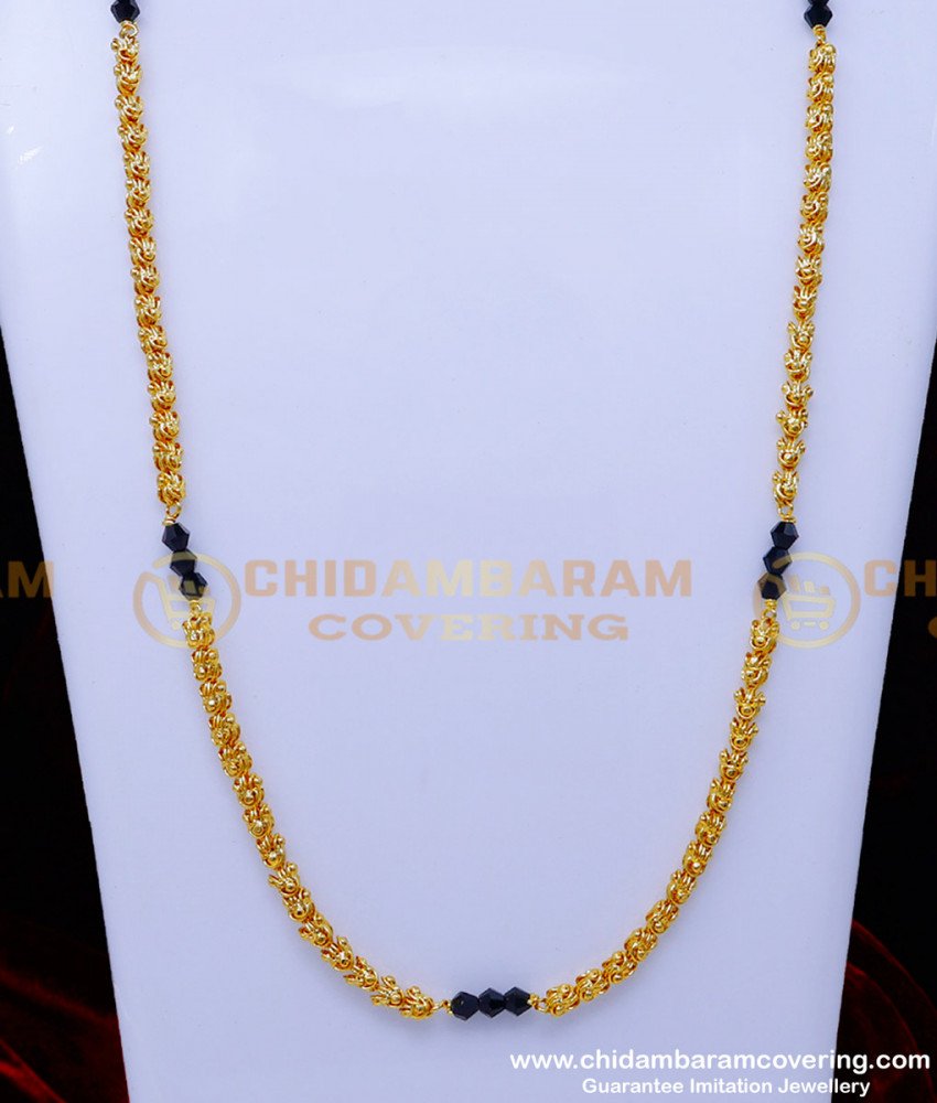 gold plated jewelry,1 gm gold plated chain, gold plated jewelry,1 gm gold plated chain, mangalsutra chain, mangalsutra, Yellow Gold Mangalsutra design, Mangalsutra design long, Mangalsutra design latest, black beads chain gold, black beads chain gold long, mangal sutra with black beads, muslims thaa