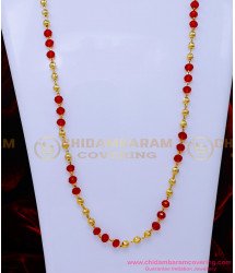 CHN333 - First Quality Indian Ethnic Wear Female Gold Chain Designs