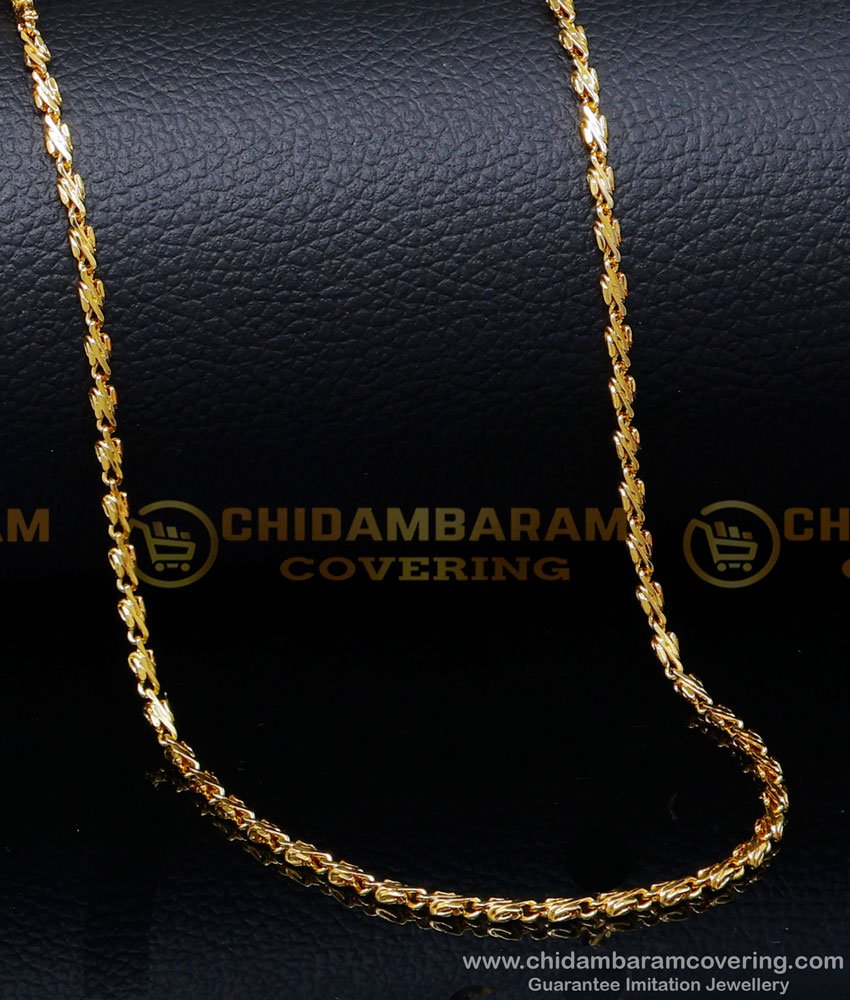 1 gram gold Chain for Ladies, gold plated chain, gold plated chain with guarantee, gold chain models for women, gold plated chain for women, 1 gram gold plated chain, artificial gold chain for ladies, gold plated chain for women, chain gold designs