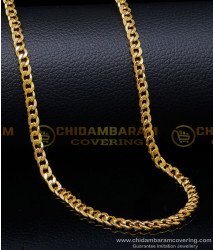 CHN342-LG - 30 Inches First Quality Daily Wear Long Gold Plated Chain Online