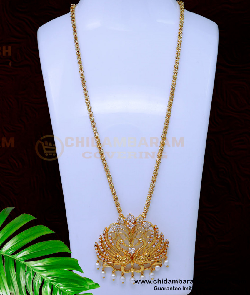 dollar chain design, dollar chain designs in gold, dollar chain models in gold, south indian dollar chain designs, long dollar chain gold, dollar chain designs, dollar chain model, gold chain with peacock pendant, peacock gold dollar design, peacock model dollar