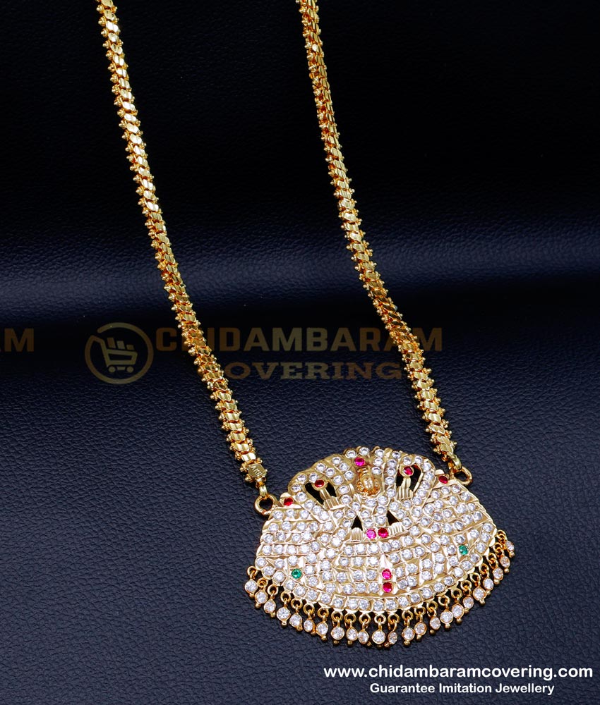 Pendant Chain Gold, Pendant Chain Gold Design, pendant chain for women, Pendant designs for female, modern pendant designs for female, stone pendant chain, impon pendant chain, swan pendant chain, Swan pendant chain gold