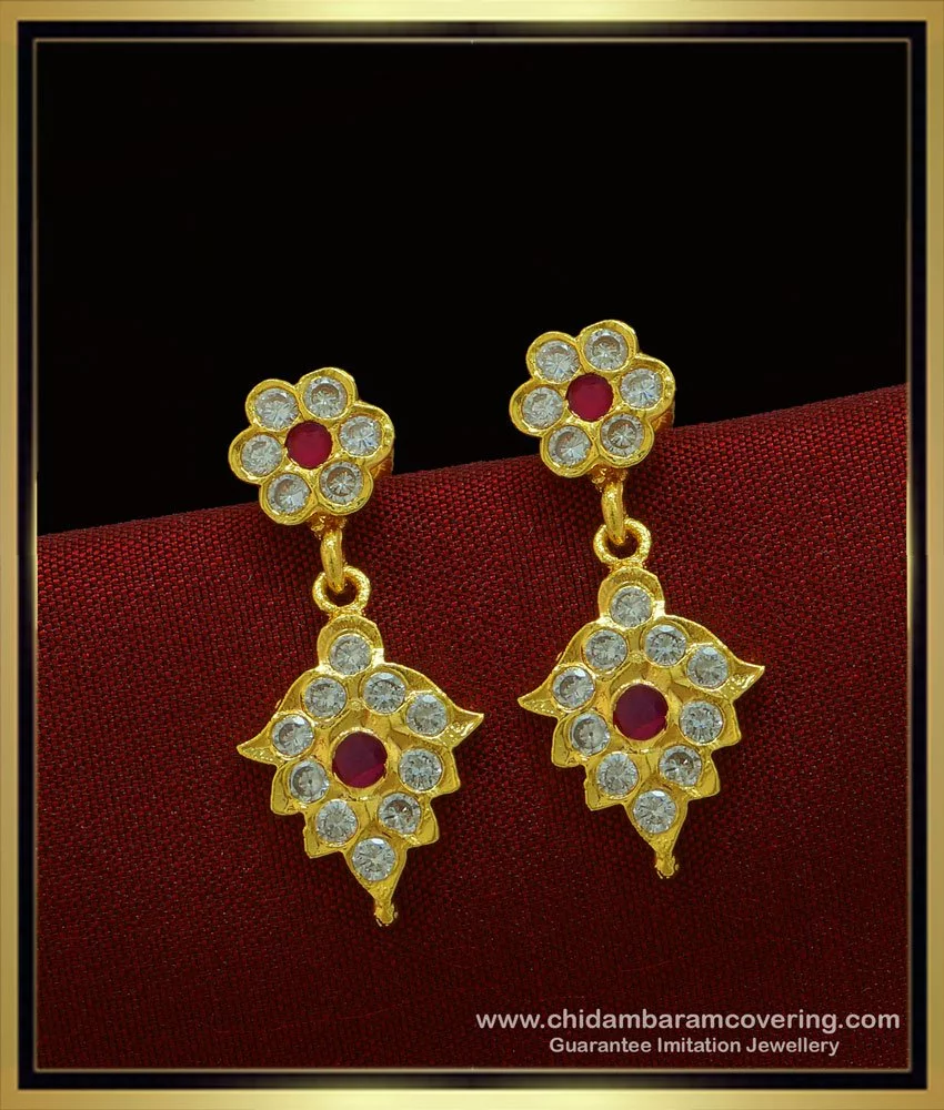 Grand Umbrella Jhumki One Gram Gold Earring Marriage Designs ER3455