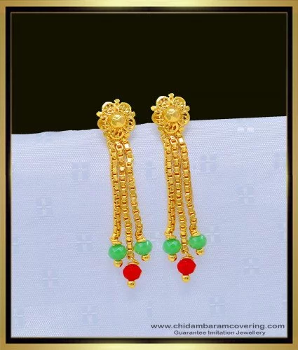 Buy Latest Leaf Design Long Dangler Earring Latkan Design