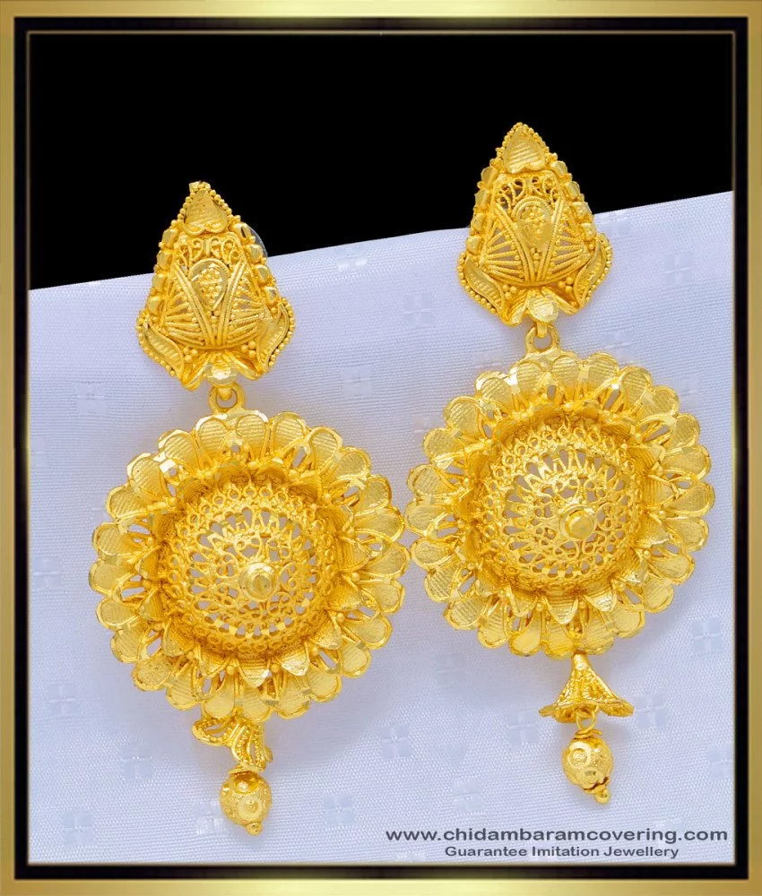 Unique Gold Plated Earring – Abdesignsjewellery