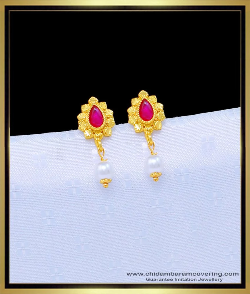 Ruby earrings for on sale kids