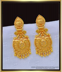 ERG1163 - Pure Gold Plated First Quality Latkan Design for Daily Use