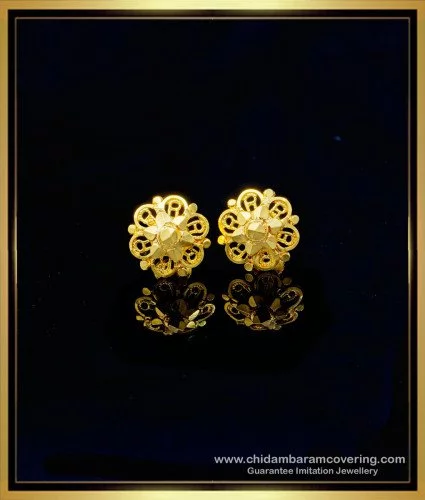 Golden Dangle 916 Gold Earrings - J Type, Packaging Type: Poly bag, For  Party Wear at Rs 3700/gram in Mandsaur