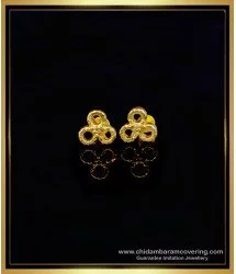 Unique One Gram Gold Plated Screw Earrings For Women And Girls