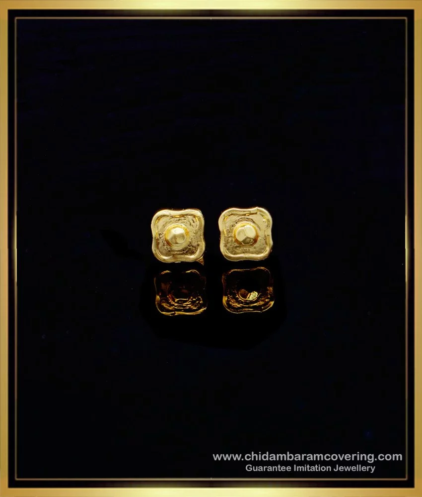 Buy 1 Gram Gold Daily Wear Casting Type Gold Earrings Design for Kids Girl