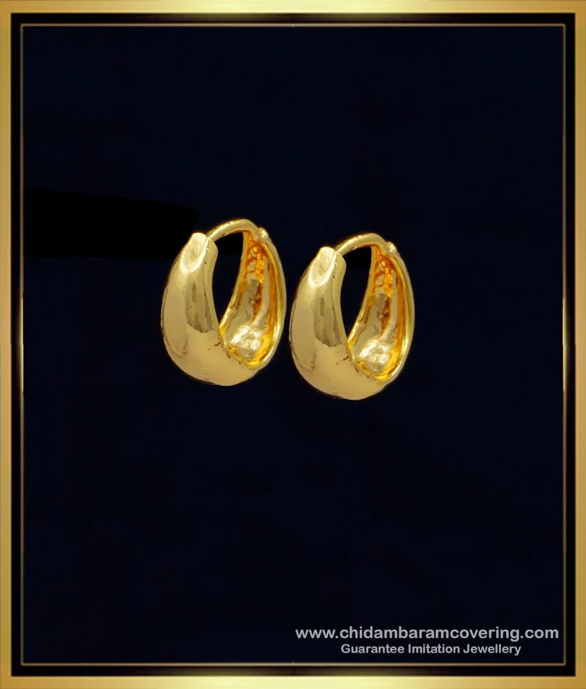 Stylish Mens Jewellery Kaju Bali Salman Khan Bollywood Style Ear Rings Gold  Hoop Earrings for Men