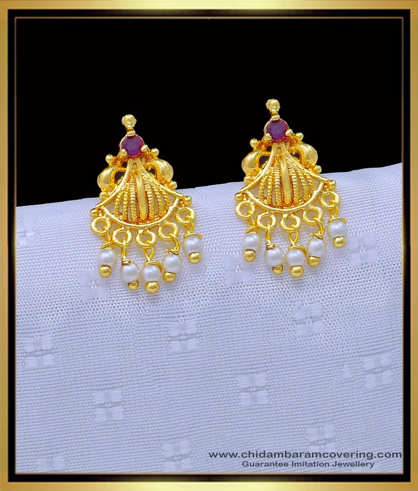 Buy Jewelicious One Gram gold Plated Earrings For Women's at Amazon.in