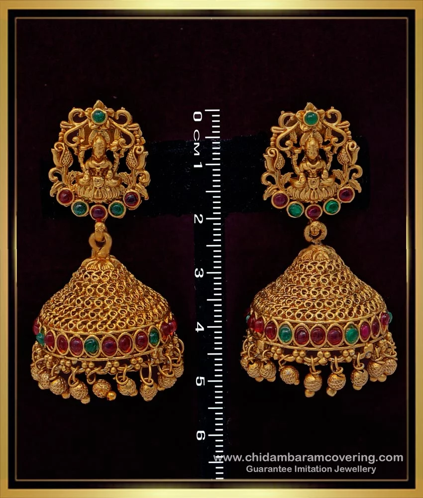 Buy Lavish Heartin Gold Earrings |GRT Jewellers