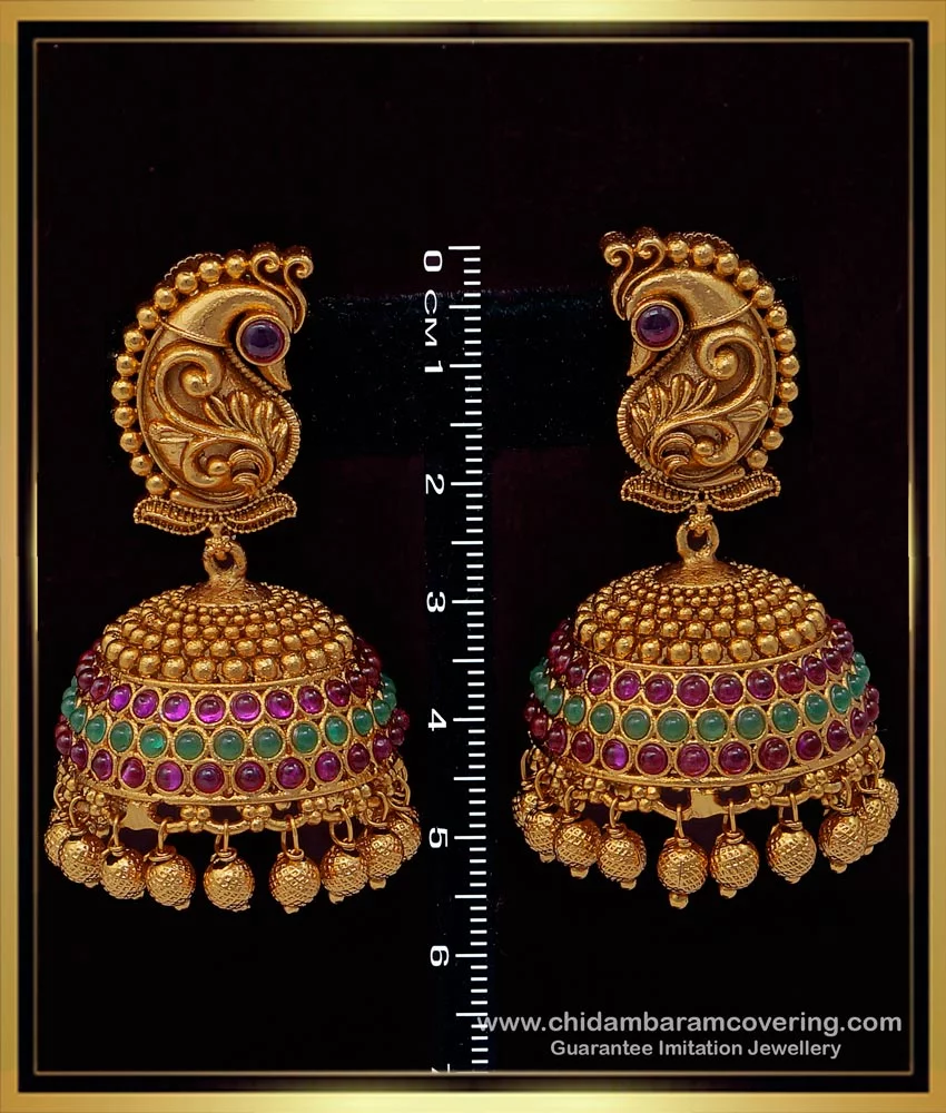 Antique deals jhumka designs