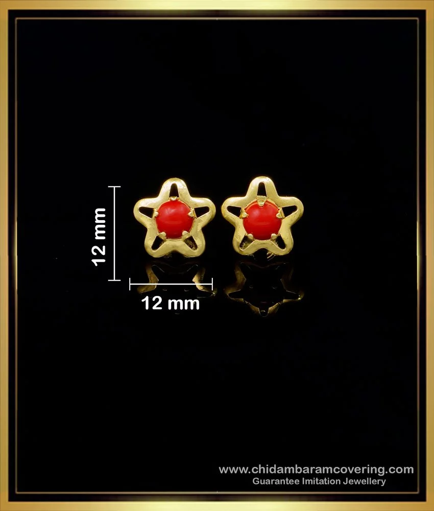 Buy quality 916 Gold Fancy Natural Design Earrings in Ahmedabad