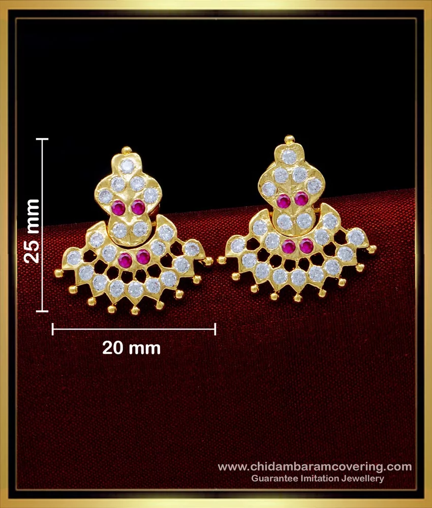 Gold Jimikki Kammal Earrings Indian Girl Ears Designed Earrings Stock Stock  Video Footage by ©srinivasansri5560 #498671848