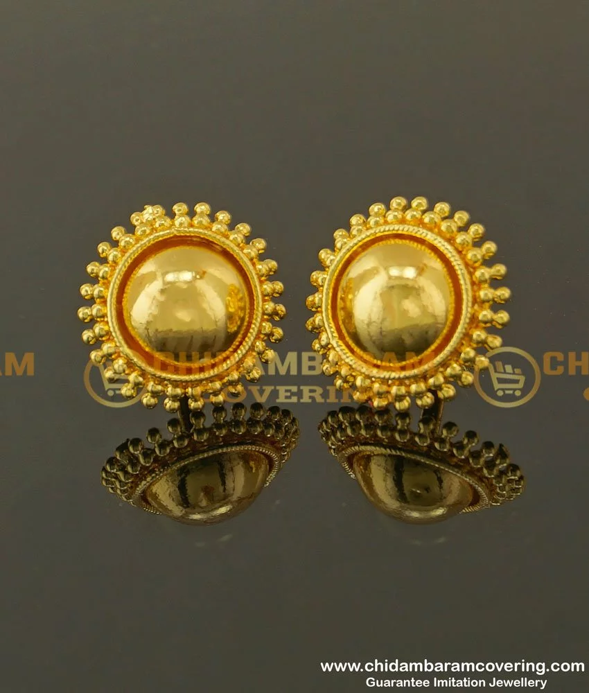 H. Stern Tourmaline Vintage Large Stud Earrings - Yellow Gold 18k - Ruby  Lane