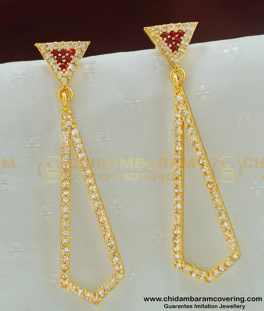 simple flashing fine diamond earrings – Ocean Fashion
