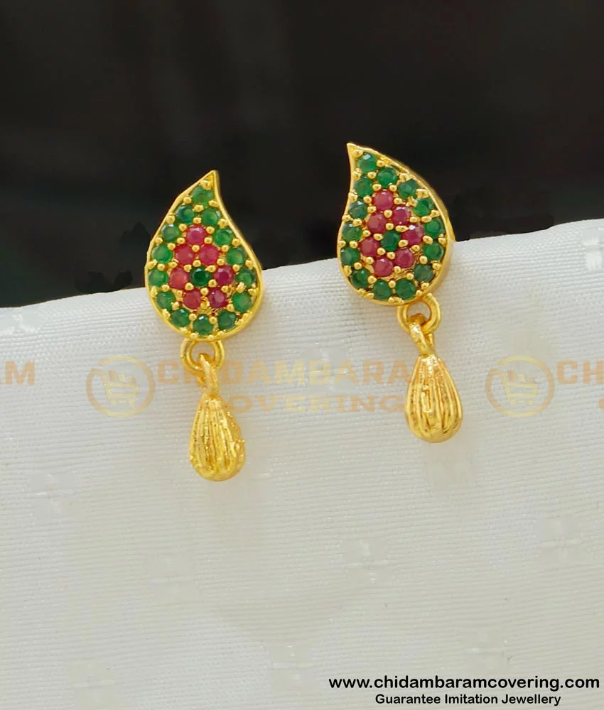 Mango design clearance gold earrings