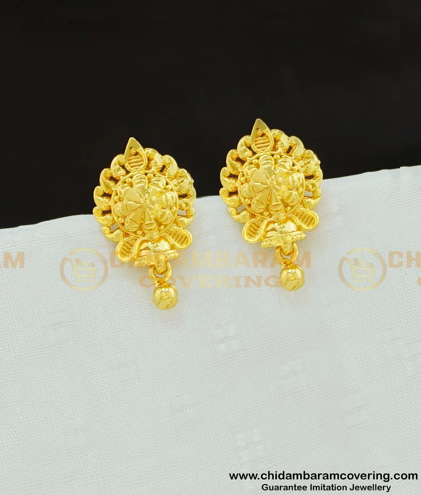 Source 2017 Promotion Gifts Fancy Simple Gold Ear Tops Designs With Leaf  Pendant on malibabacom