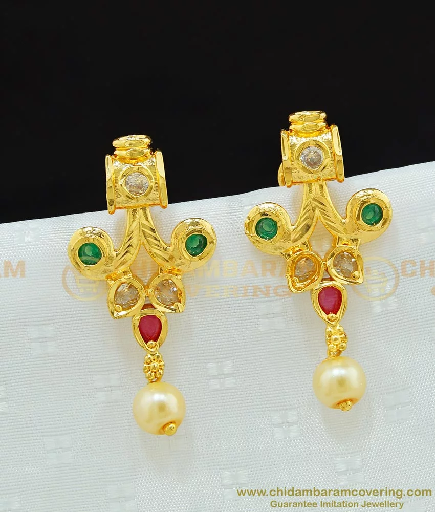 Mihrab Emerald and Uncut Diamond Statement Earrings – Hazoorilal Legacy