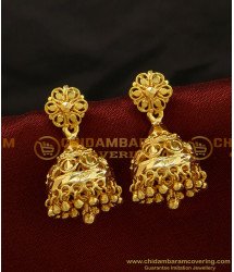 ERG685 - Traditional Gold Plated Jhumkas Designs Imitation Jewellery Online Shopping