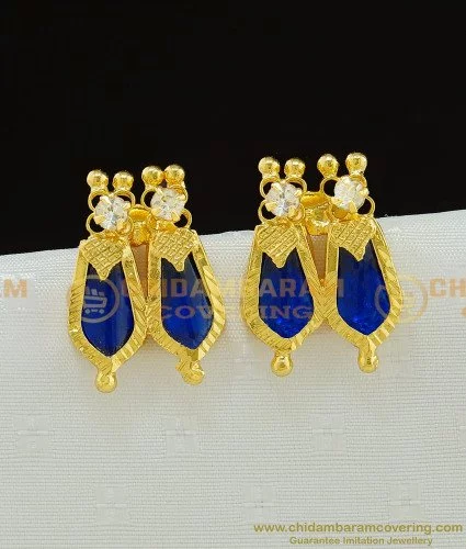 fcity.in - Mahimafasions Gold Plated Muttina Vale / Earrings Studs