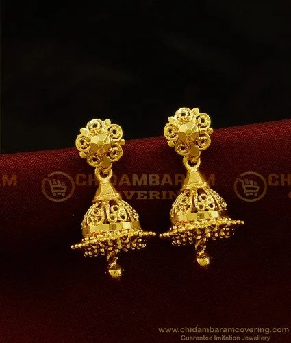 Buy Traditional Gold Design Guarantee Jhumka Earring Design Online