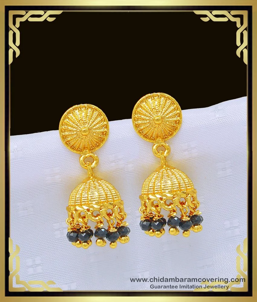 Buy Black Golden Earringsnew Arrival Earringsdiwali Giftgift Online in  India  Etsy
