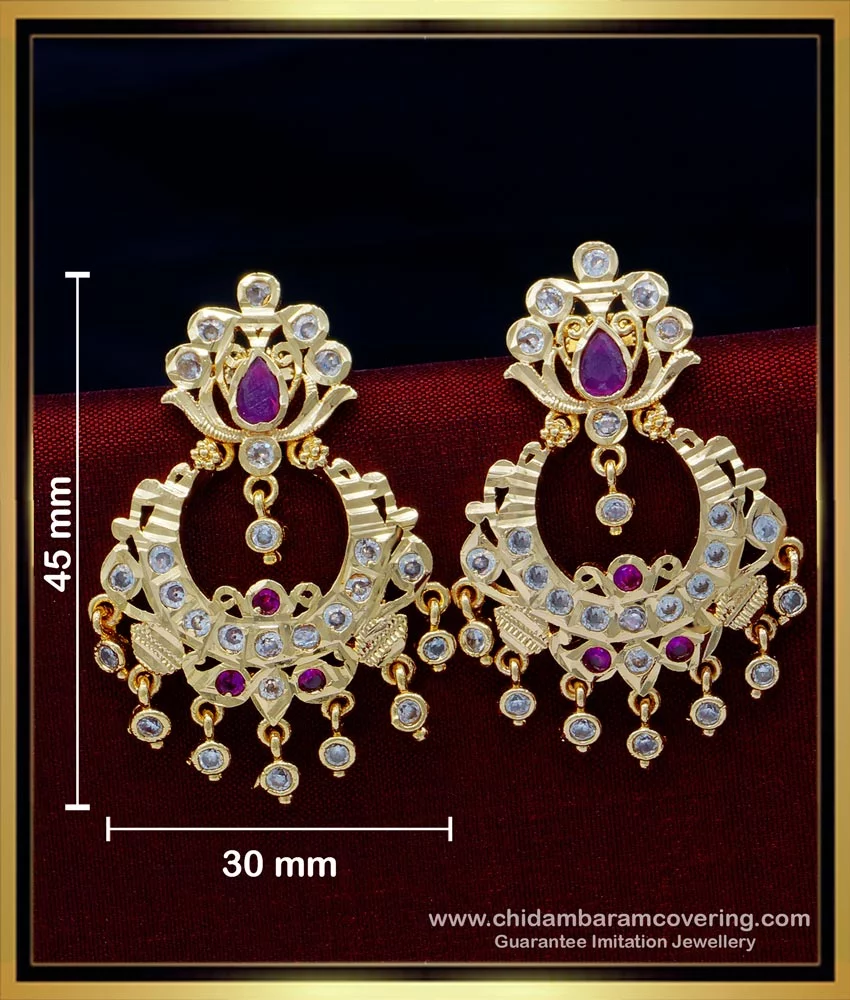 Top 71+ bridal chandbali earrings latest - 3tdesign.edu.vn