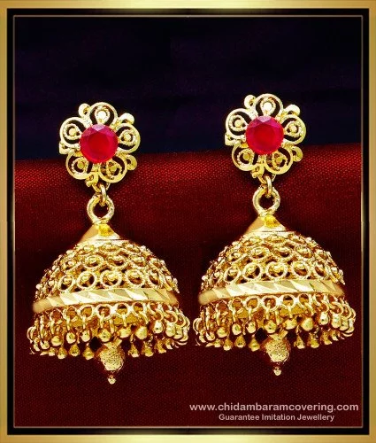 1 gram gold 2024 plated earrings