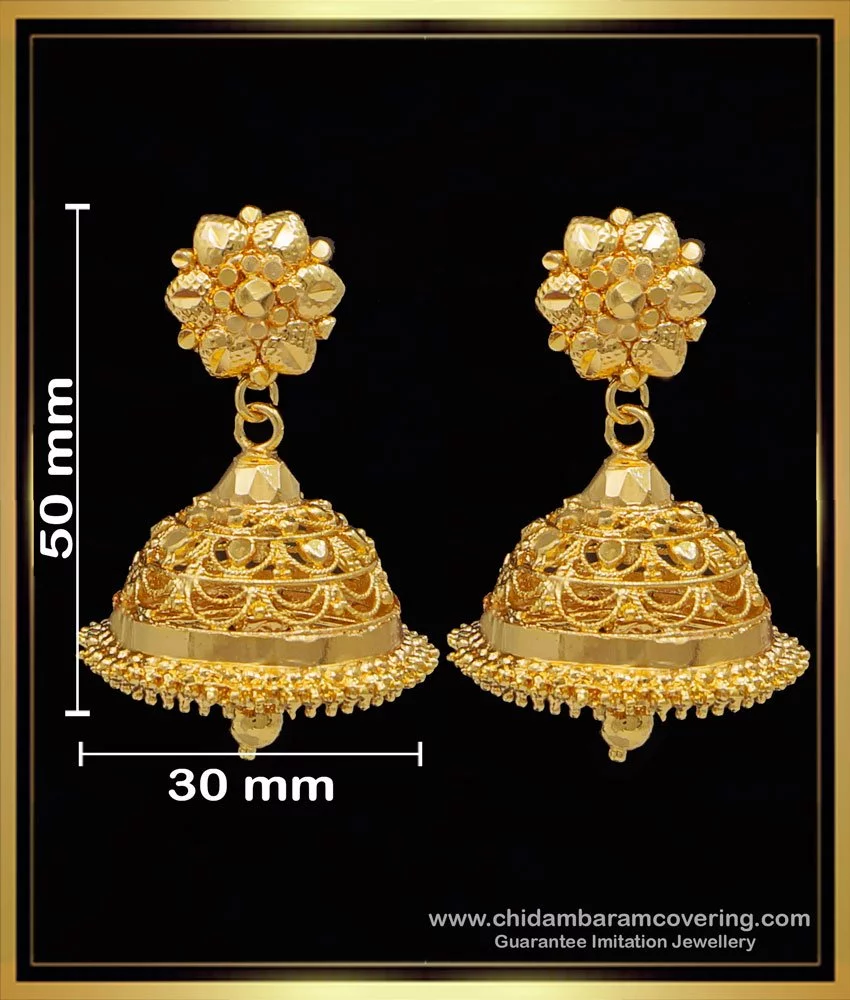 Buy Kerala Jimikki Kammal Designs Bridal Jhumkas Online Shopping