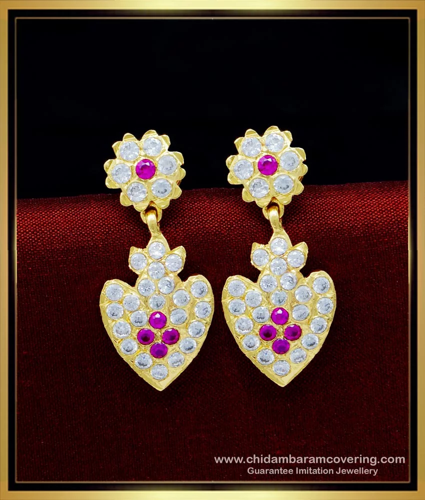 Amazon.com: Gem Stone King Stunning Crown Shape White Cubic Zirconia Dangle  Earrings: Clothing, Shoes & Jewelry