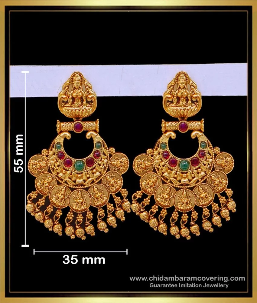 Dilshan Traditional Antique Gold Plated Earrings – KaurzCrown.com