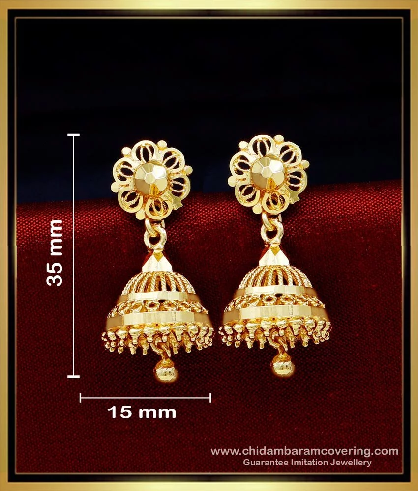 Gold plated 2025 jhumkas online