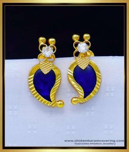 Buy Gold-Toned Earrings for Women by Designs & You Online | Ajio.com