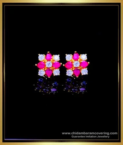 Buy Simple Light Weight Daily Wear Kerala Style Stud Earring Designs Online