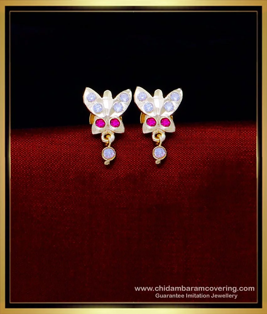 Buy Small 14k Gold AA Symbol Stud Earrings Online-DoingItSober