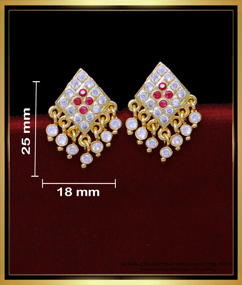 Buy New Model Daily Use South Indian Jewellery Earrings