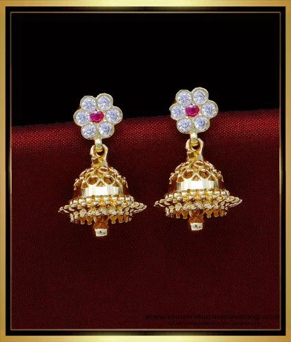 235-GJH2290 - Temple Jewellery - 22K Gold | Temple jewellery earrings,  Temple jewellery, Gold earrings dangle