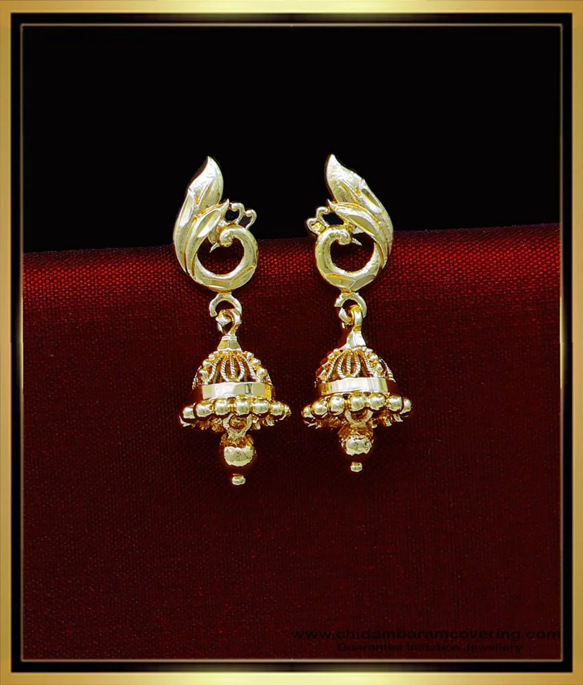 Gold Earrings Designs For Daily Use