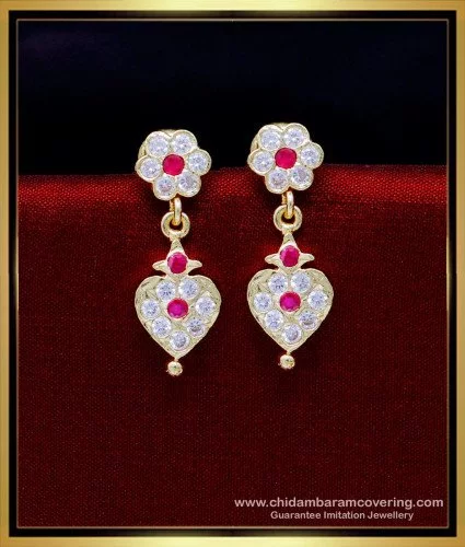 Traditional Gheru Polish Big Jhumka Golden Earrings For Weddings By Gehna  shop | Jhumka earrings, Jhumka, Earrings